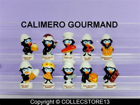 Serie Complete De Feves Calimero Gourmand F Ves De Collection