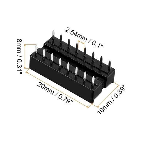 16 PIN DIP IC Socket 2 54 Mm Pitch High Quality EBay