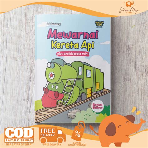 Jual Amazing Mewarnai Kereta Api Ensiklopedia Mini Buku Latihan