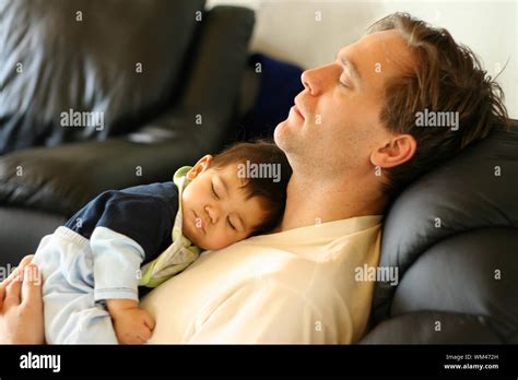 Baby Sleeping On Fathers Chest Hi Res Stock Photography And Images Alamy