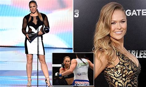 Ufc Champion Ronda Rousey Feels Most Beautiful When Heavier Than Fighting Weight Daily Mail