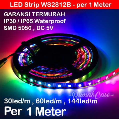 Jual Per Meter Led Strip Ws B Addressable V Led M