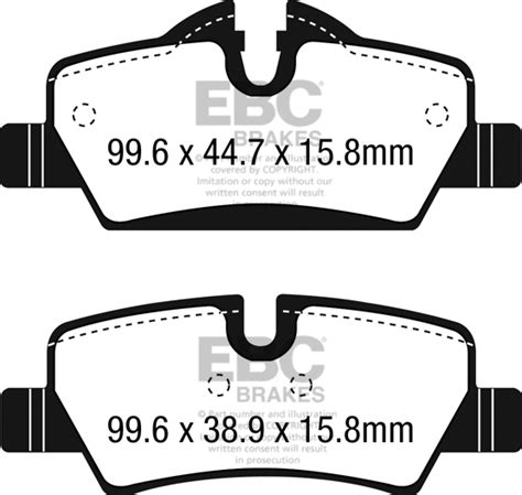 Ebc Ultimax Brake Pad Oe Replacement Set Ebc Brakes Direct