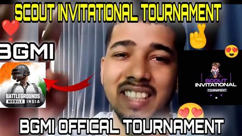 Scout Invitational Tournament Coming Bgmi Official Scout YouTube