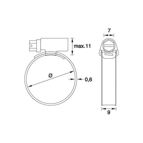 Collier SERFLEX à bande pleine Inox qualité professionnelle