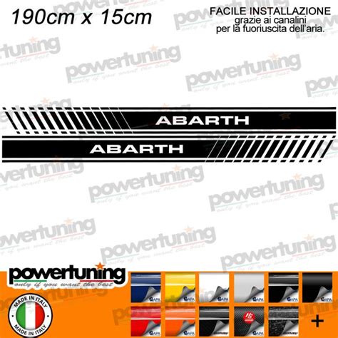 Kit Fasce Laterali Per Abarth Powertuning