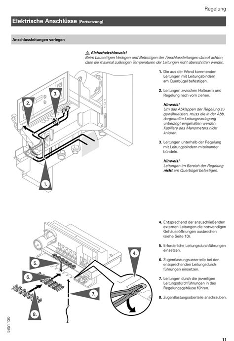 Anschlussleitungen Verlegen Viessmann Vitodens Wb