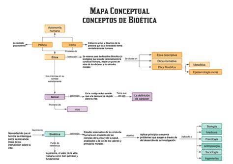 A1 Mapa Conceptual Primera Tarea De Bioética Bioética Y