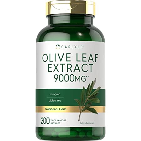 Amazon Nature S Way Premium Extract Standardized Olive Leaf