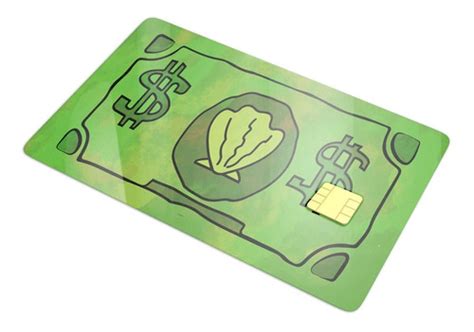 Sticker Cover Tarjeta Dolar De Don Cangrejo Bob Esponja Envío gratis