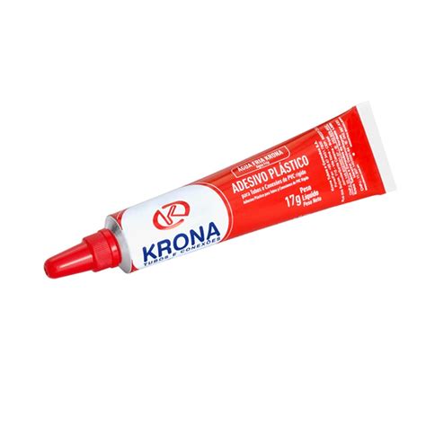 Cola Cano Adesivo PVC Krona Bisnaga 17g Shopee Brasil