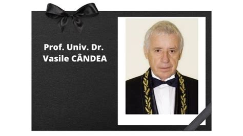 A plecat dintre noi General r prof univ dr Vasile Cândea