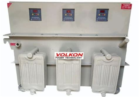 Three Phase 300 KVA Oil Cooled Servo Voltage Stabilizer For Industrial