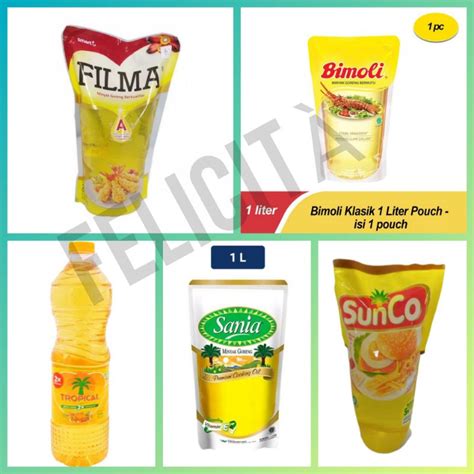 Jual Minyak Goreng Sania Kemasan Pouch Liter Shopee Indonesia