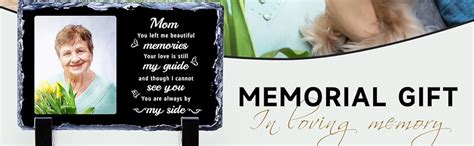 Personalised Memorial Picture Frame Memorial Photo Slate T Custom