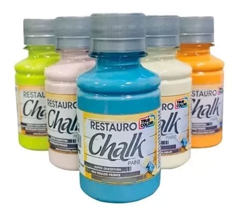 Kit Tinta Restauro Chalk Ml True Colors Cor A Escolher Frete Gr Tis