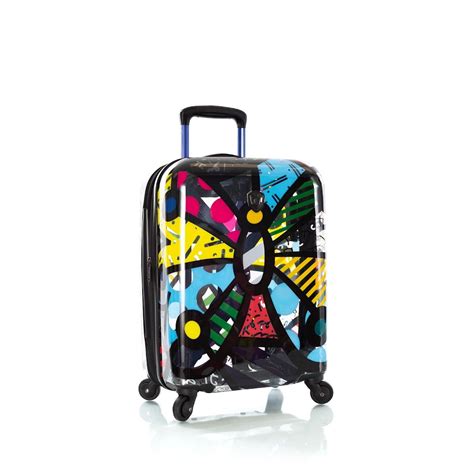 Heys Britto Butterfly Transparent Hardside 21 Spinner Carry On Luggage