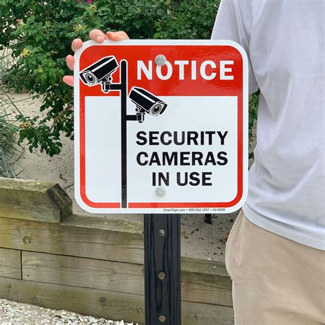 Security Camera In Use Sign Printable