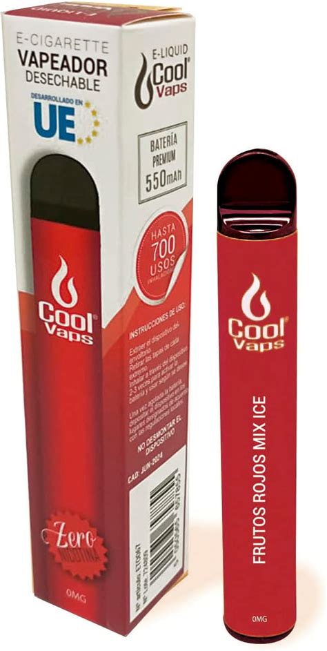 Cool Vaps Vaper Desechable De Sabores 700 Caladas Sin Nicotina Pod