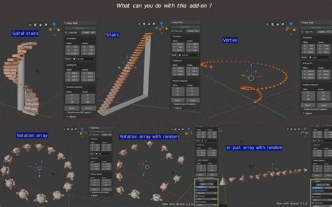 Array Tools All In One For Translation Scale And Rotation Array