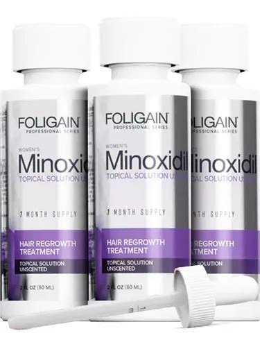 Foligain Minoxidil 2 Tratamiento Anticaída Fácil De Aplicar