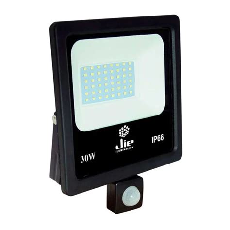 PROYECTOR LED ULTRA THIN SMD 30W IP66 LUZ FRÍA C SENSOR DE MOVIMIENTO