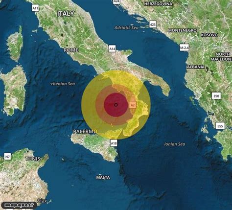 Terremoto Su Tirreno Calabro Magnitudo 2 8 Ecco Qui I Dettagli