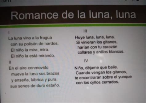 poema romance de la luna luna como la imaginación infantil se