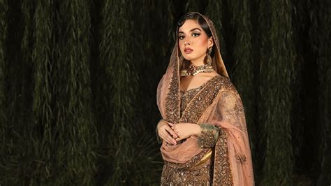 Arisha Razi Khan Latest Bridal Shoot For Bns By Bina Sultan Reviewitpk