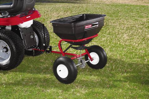 Craftsman 125 Lb Tow Behind Spreader Lawn And Garden Tractor