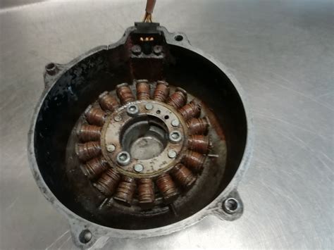 Kawasaki Gpz Cover Generator Windings Gpz H Unitrak Stator