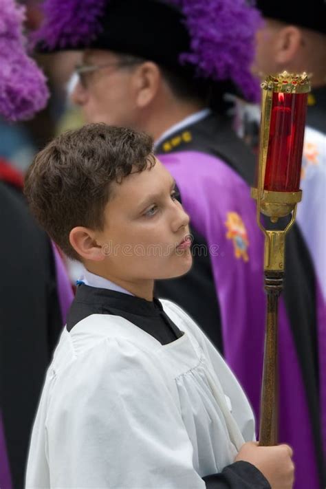 Catholic Altar Boy Stock Image Image Of Altar Torch 4702413