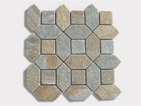 Slate Mosaic Pattern Tile 043 - VIEKA - Natural Culture Stone, Slate ...