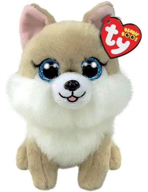 Ty Beanie Boos Honeycomb The Dog With Glitter Eyes Regular Size 6