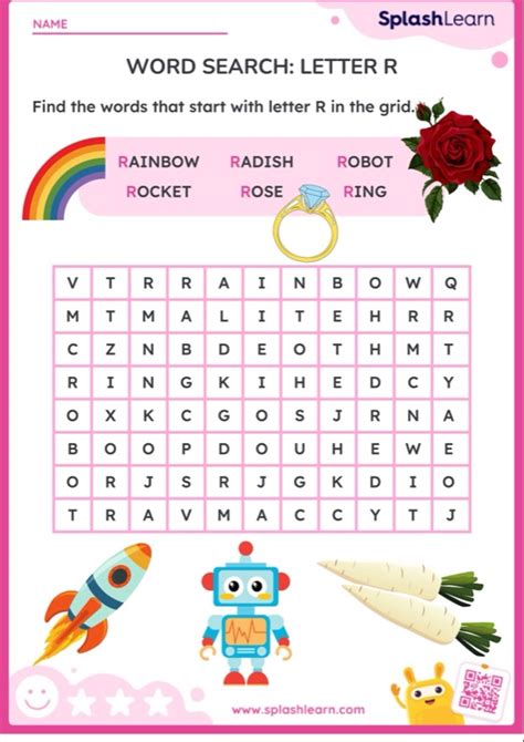 Word Search Letter R Ela Worksheets Splashlearn The Best Porn