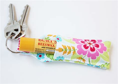 Chapstick Holder Keychain Positively Splendid Crafts Sewing