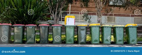 Australian Garbage Wheelie Bins With Colourful Lids For General And