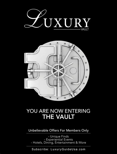 Luxury Vault Membership - Luxury Guide USA