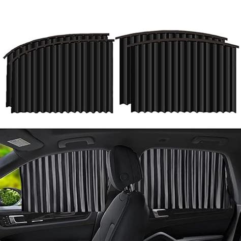 Heavy Car Window Curtain Slidable Magnetic Car Side Window Parda Car