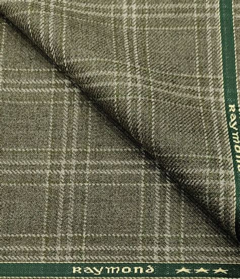 Raymond Mens Wool Checks Medium And Rough Unstitched Tweed Jacketing