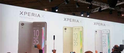 Sony Xperia X X Performance And Xa Sony At Mwc Gsmarena Tests