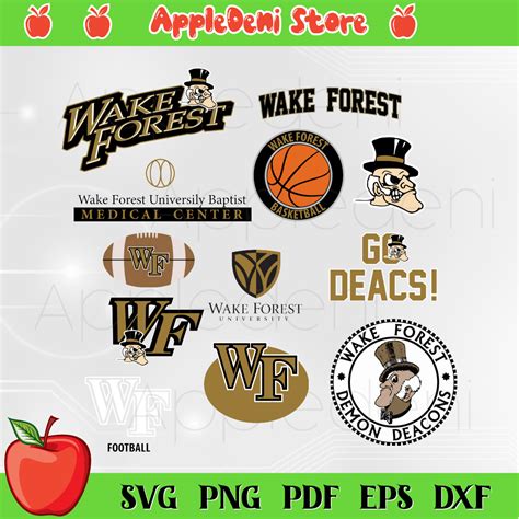 Wake Forest University Bundle Svg Sport Svg Wake Forest Un Inspire