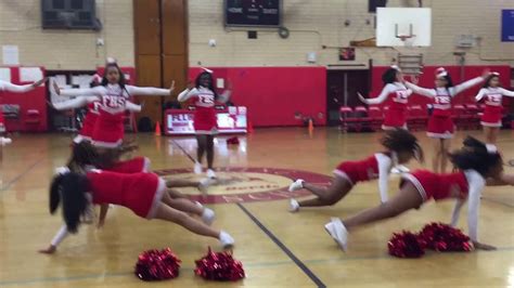 Flushing High School Cheer Homecoming Halftime Youtube