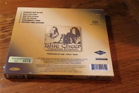 Blue Cheer Vincebus Eruptum New Sealed Audio Fidelity Hybrid Sacd