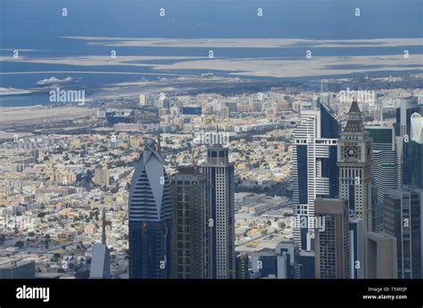 Dubai aerial view Stock Photo - Alamy