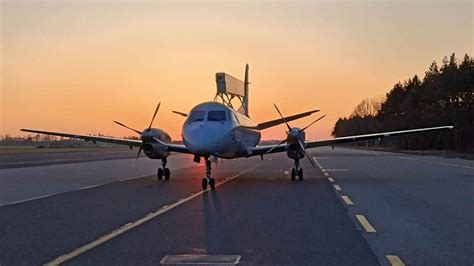 Poland Takes Delivery Of Its First Saab 340 Aew The Aviationist