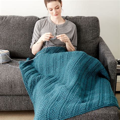 Knit Lap Blanket Pattern