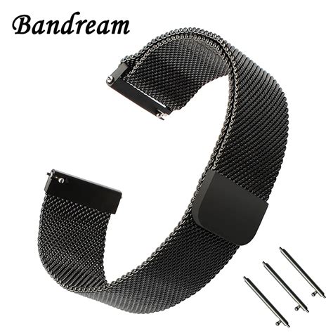 Milanese Loop Watchband 14mm 16mm 18mm 20mm 22mm 24mm Magnet Watch Band