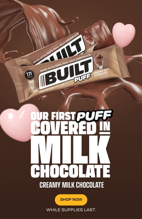 Built Bar: ️ Milk Chocolate Puffs Are Here! 😍 | Milled