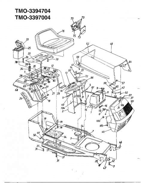 John Deere 826 Snowblower Parts Diagram